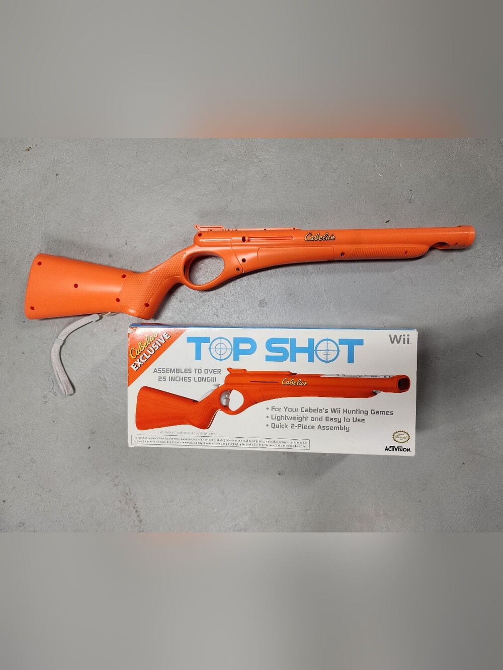 Cabela's Orange Wii Gun Shell - Bright Orange Replacement Housing
